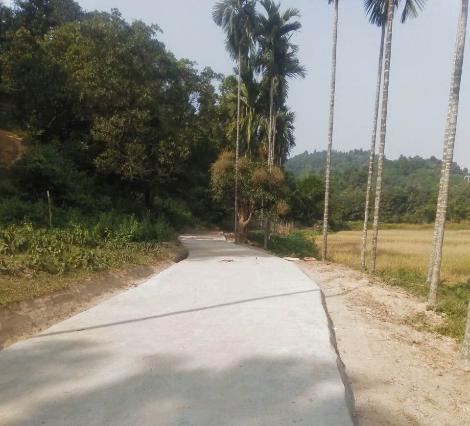Construction of Jeepable road at Dimagre Vilagge to Border road